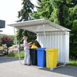 The Sheldon Bin, Cycle and Storage Shelter - Able Canopies Ltd.
