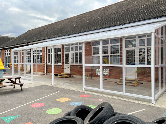 A Replacement Canopy for a School in Dagenham