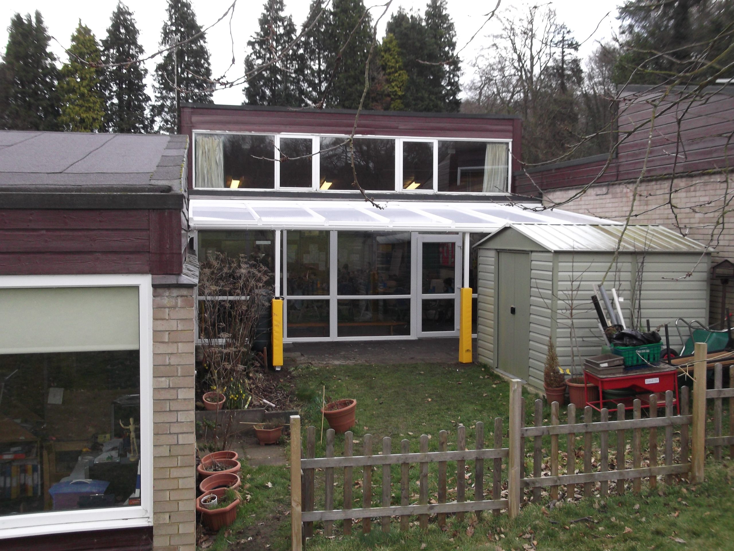 Coniston Wall Mounted Canopy Installed At Broomhaugh C Of E First ...