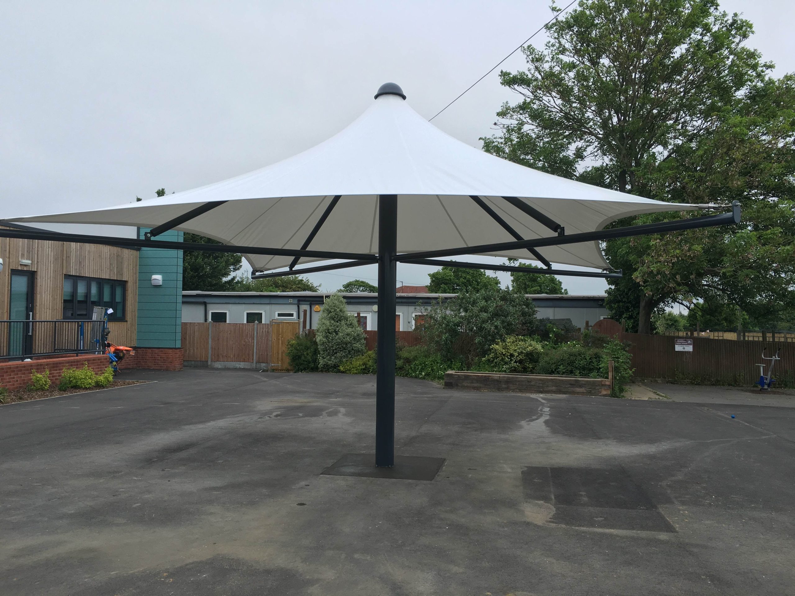 Moulsham Junior School, Free Standing Canopy - Able Canopies Ltd