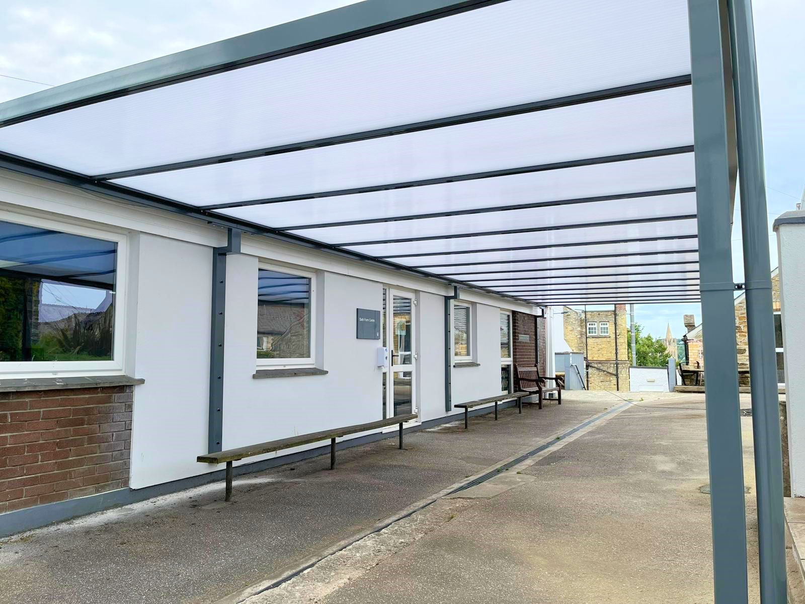 Truro School | School Canopies | Free Standing Canopies - Able Canopies ...