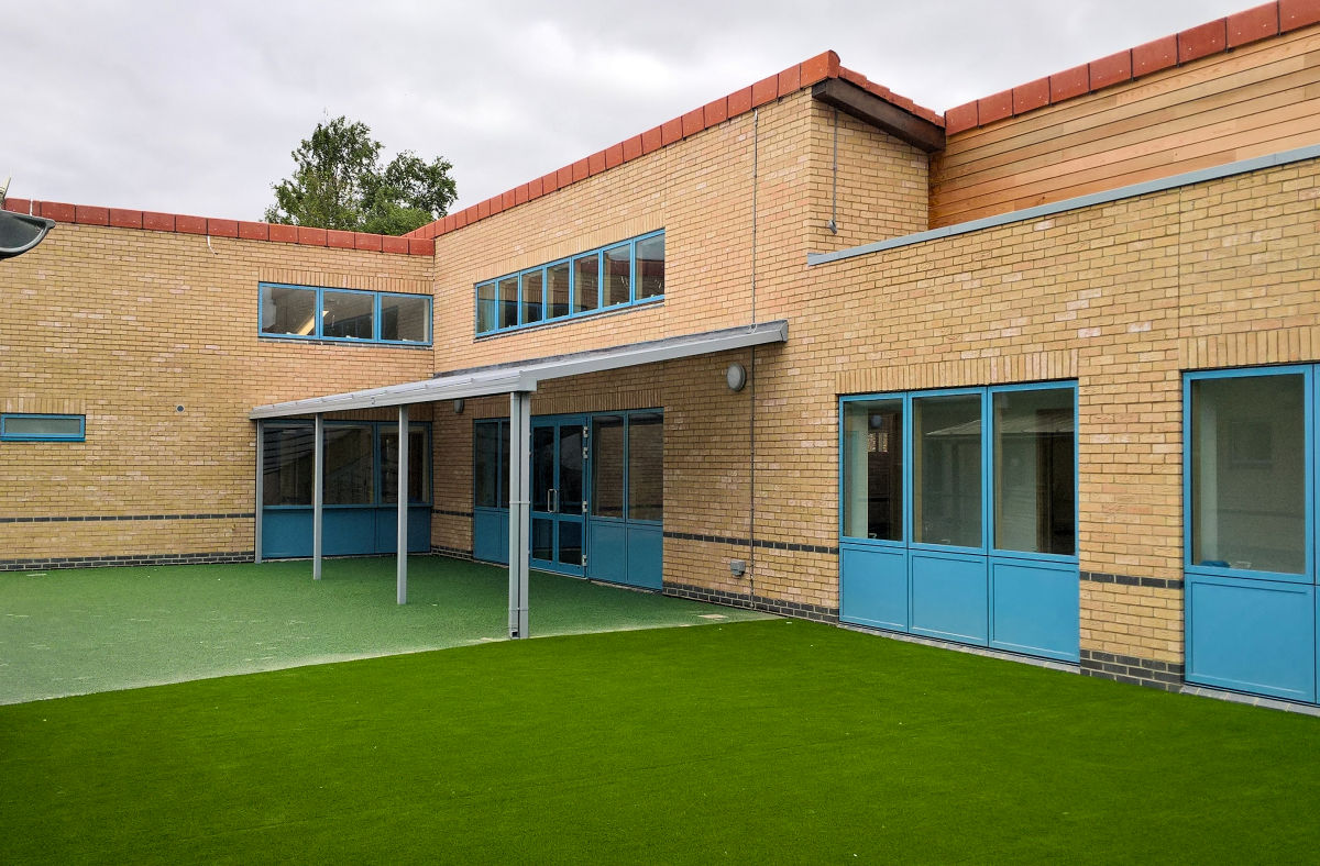 Hatton Park School- Coniston Wall Mounted Canopy