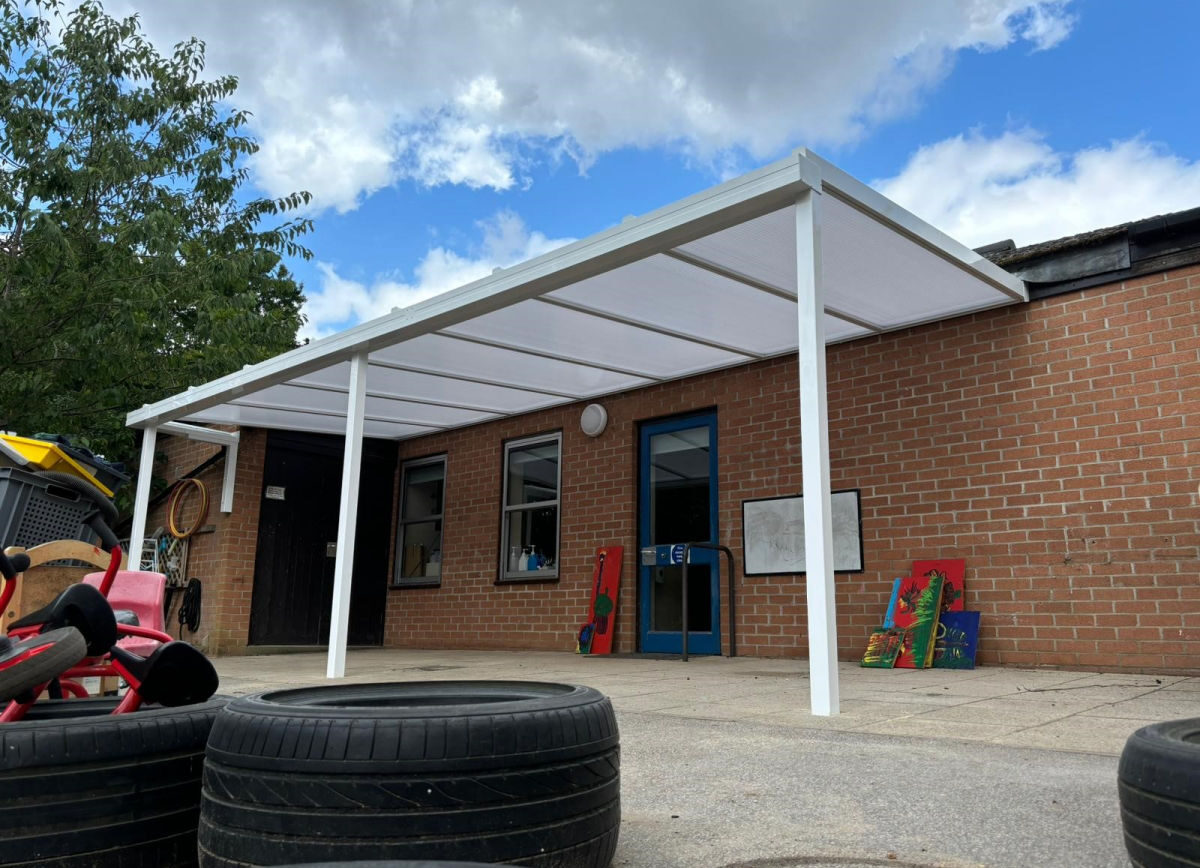 St Mary’s Catholic Primary School – Coniston Wall Mounted Canopy