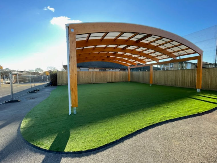 Gallions Primary School – Timber Canopy